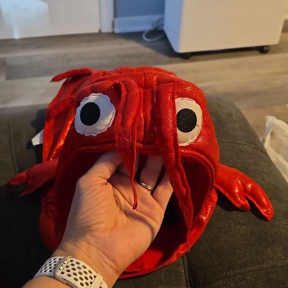 Lobster Dog Costume, Size Medium, New